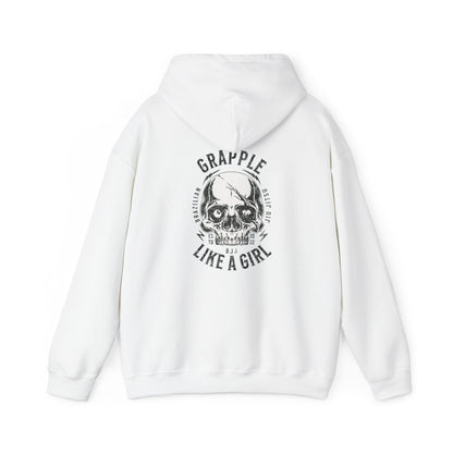 Women's Grapple like a Girl BJJ Hoodie - You had me at leglock