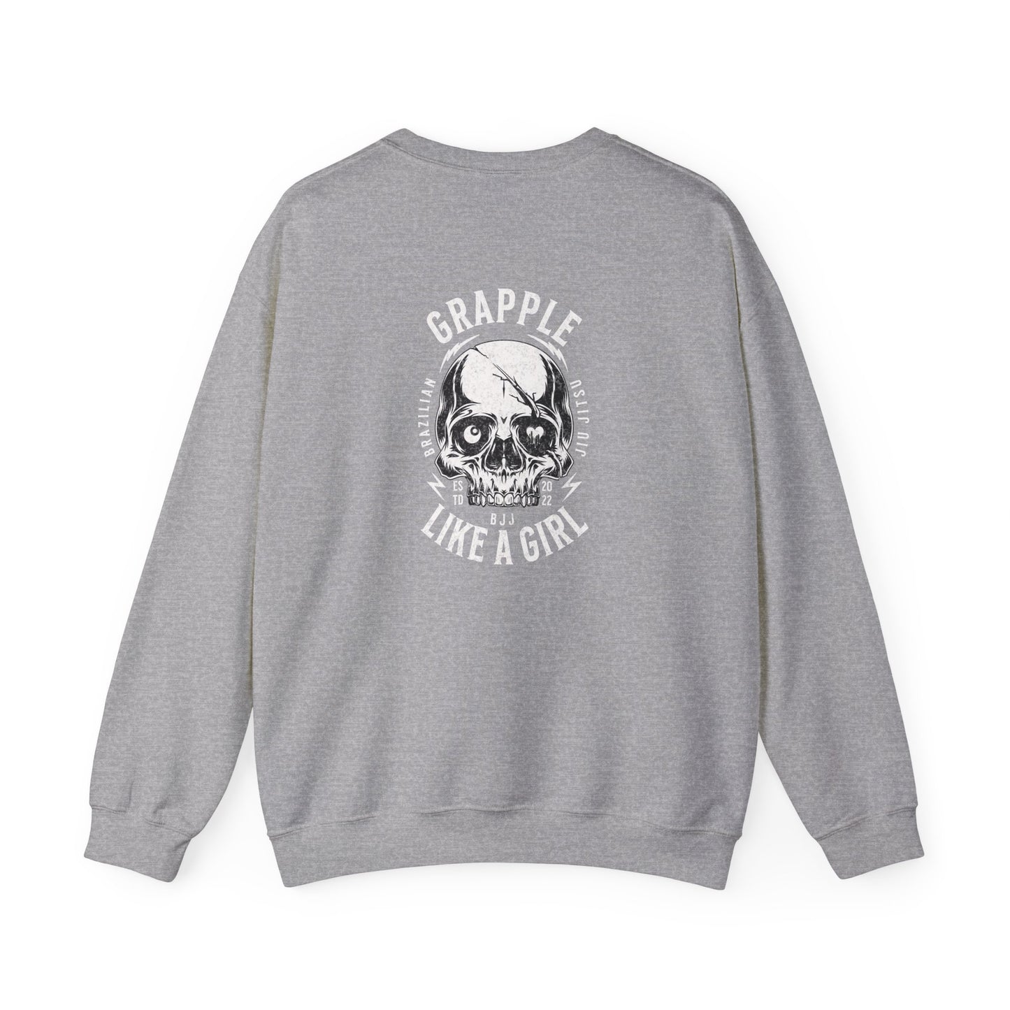 BJJ Grapple like a Girl Women's Crewneck Sweater - Sorry, can't. Jiu Jitsu, bye.