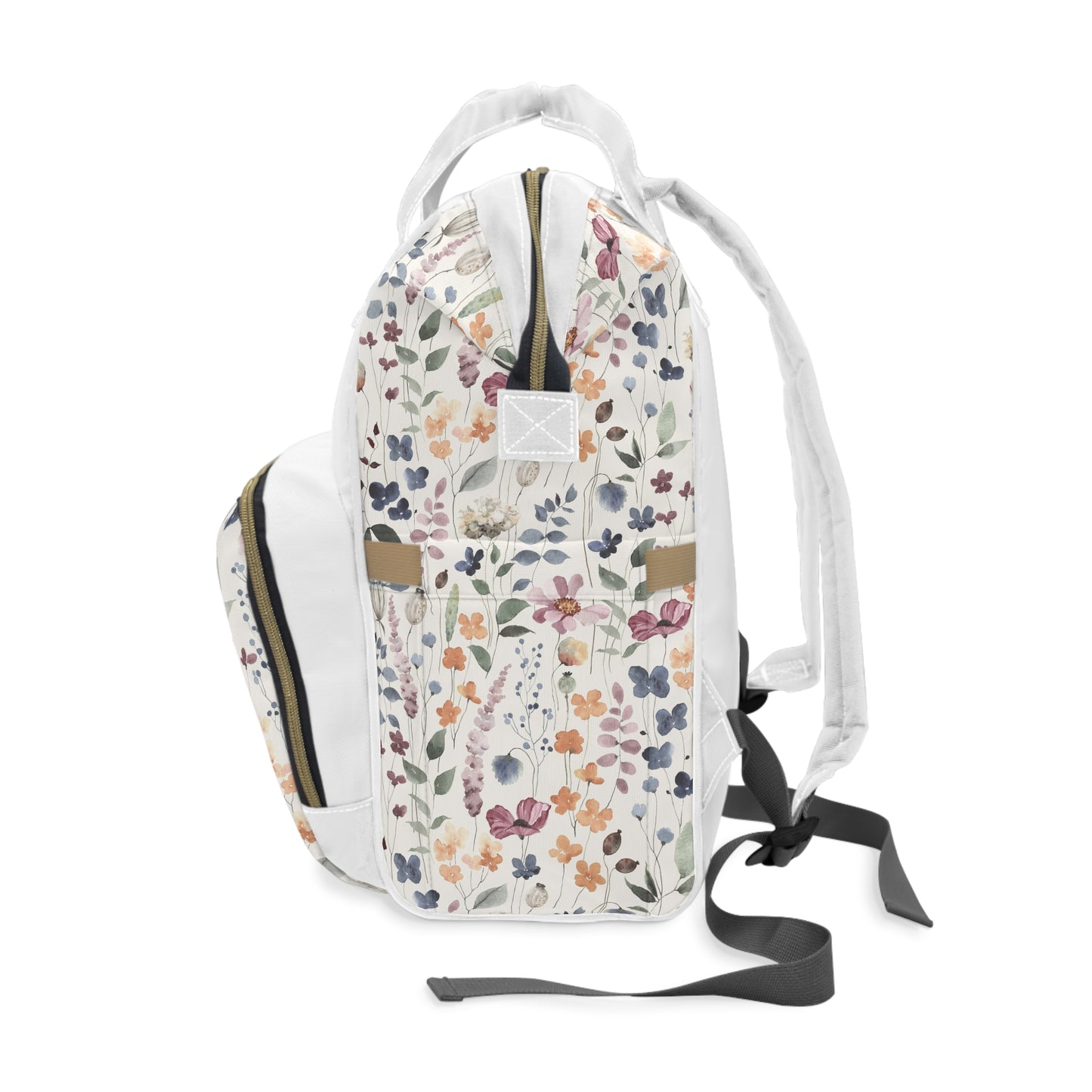 Women's Grapple like a Girl Jiu Jitsu Gear Backpack - White Floral