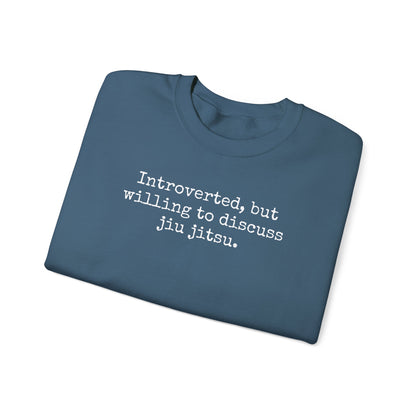 Grapple like a Girl BJJ Women's Crewneck Sweater - Introverted