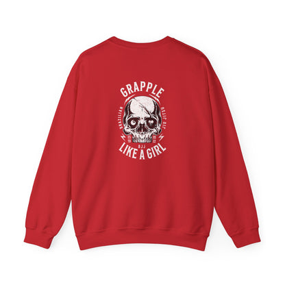 BJJ Grapple like a Girl Women's Crewneck Sweater - Sorry, can't. Jiu Jitsu, bye.
