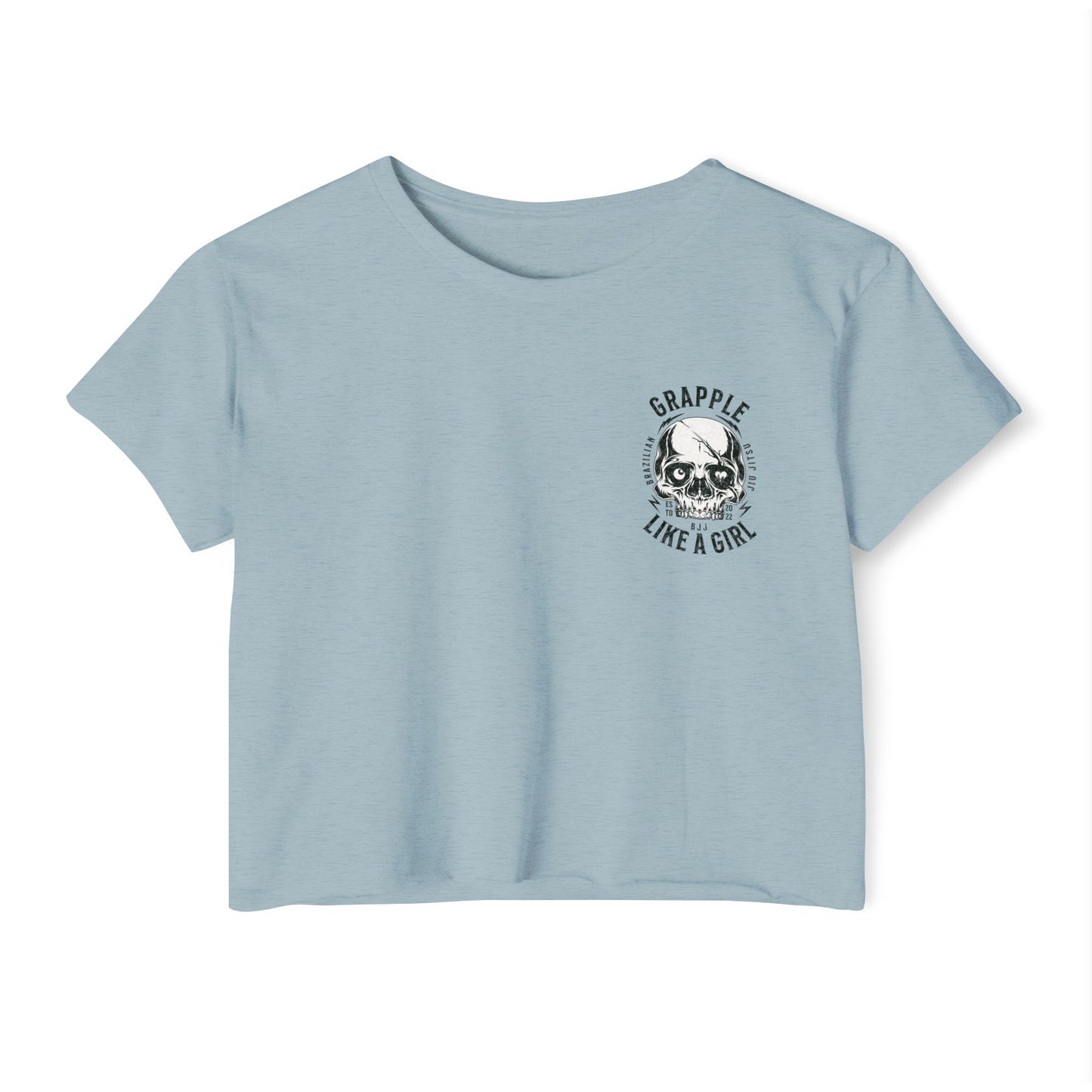 Grapple like a Girl Crop Top - Silly Goose Jiu Jitsu Club
