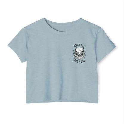 Grapple like a Girl Crop Top - Silly Goose Jiu Jitsu Club