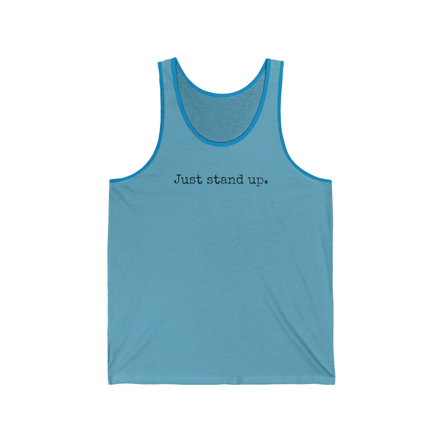 Grapple like a Girl Unisex Fit Jersey Tank - Just Stand Up.