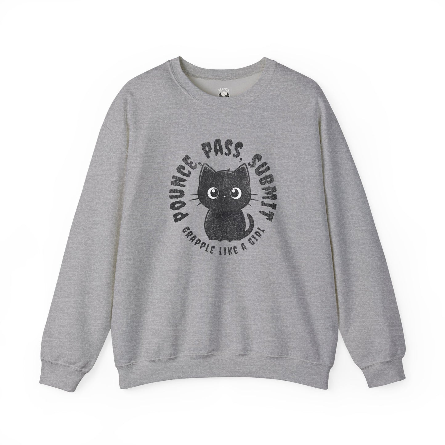 BJJ Women's Sweater Crewneck Sweater - Pounce, Pass, Submit *Limited Edition*