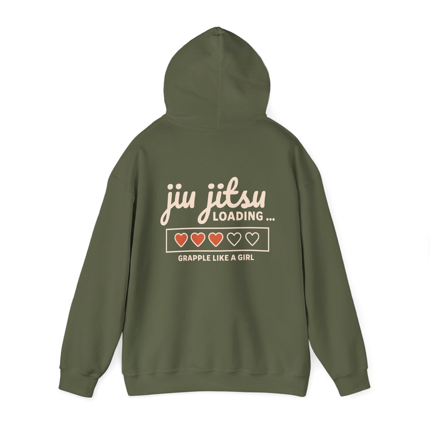 Women's BJJ Hoodie - Grapple Like a Girl,  Jiu Jitsu Loading...