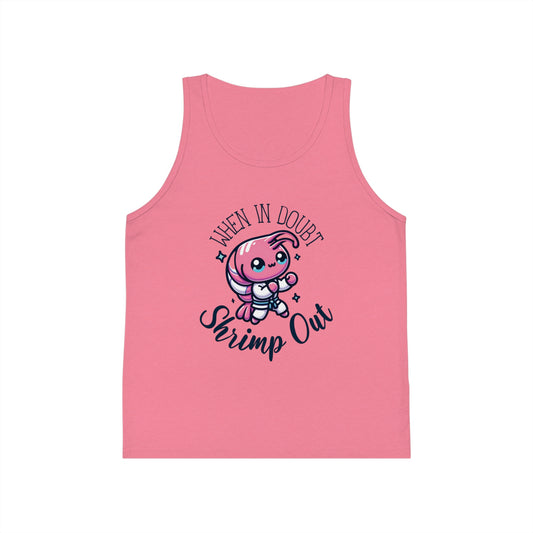 Grapple like a Girl Shrimp Out Youth Jersey Tank Top