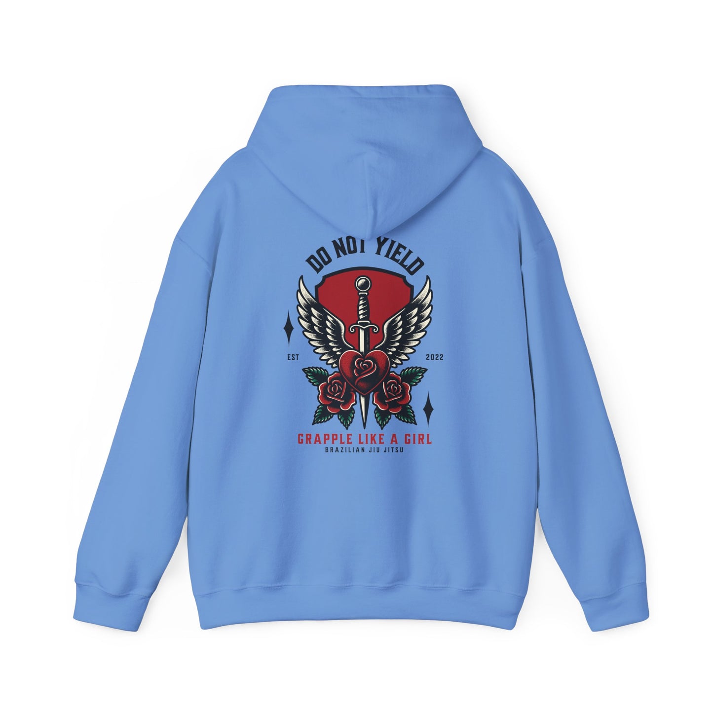 Grapple like a Girl Jiu Jitsu Hoodie - Do Not Yield