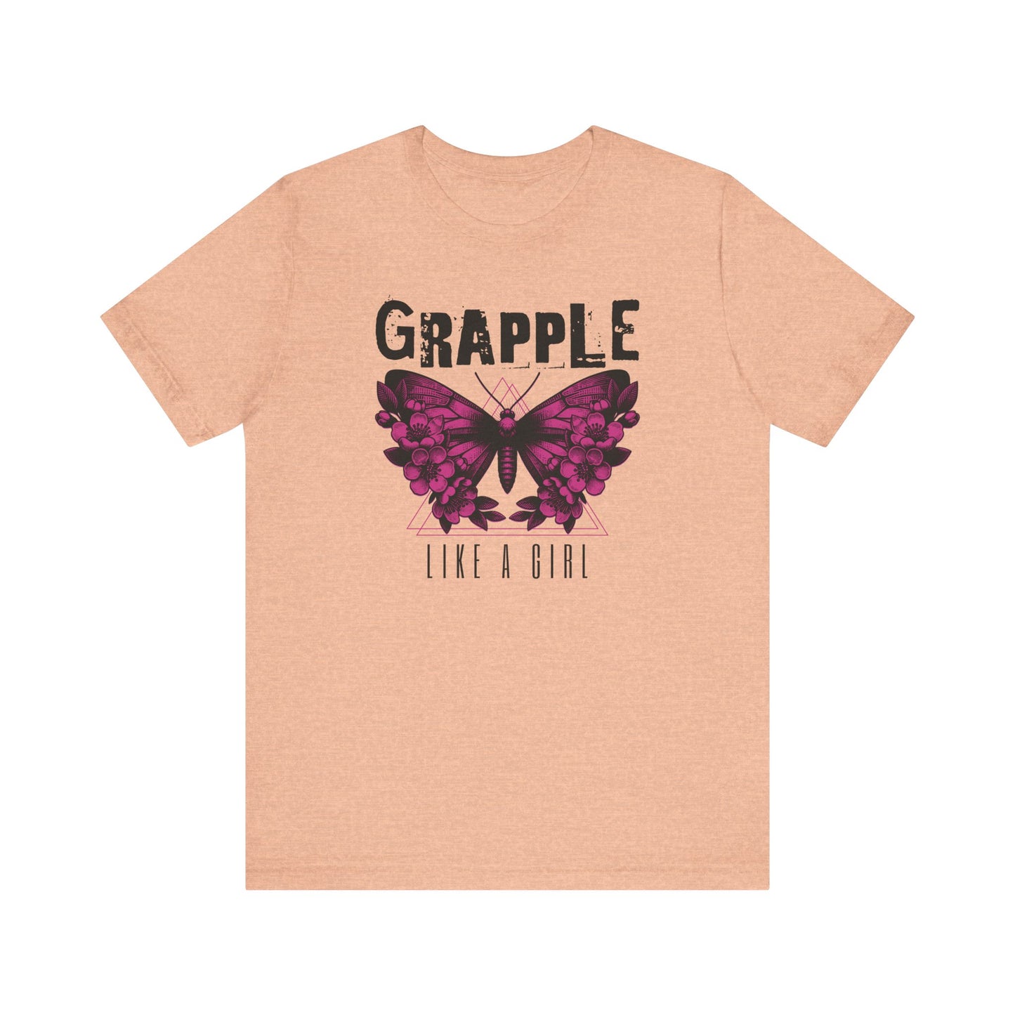 Grapple like a Girl Moth Women's BJJ Jiu Jitsu T-Shirt