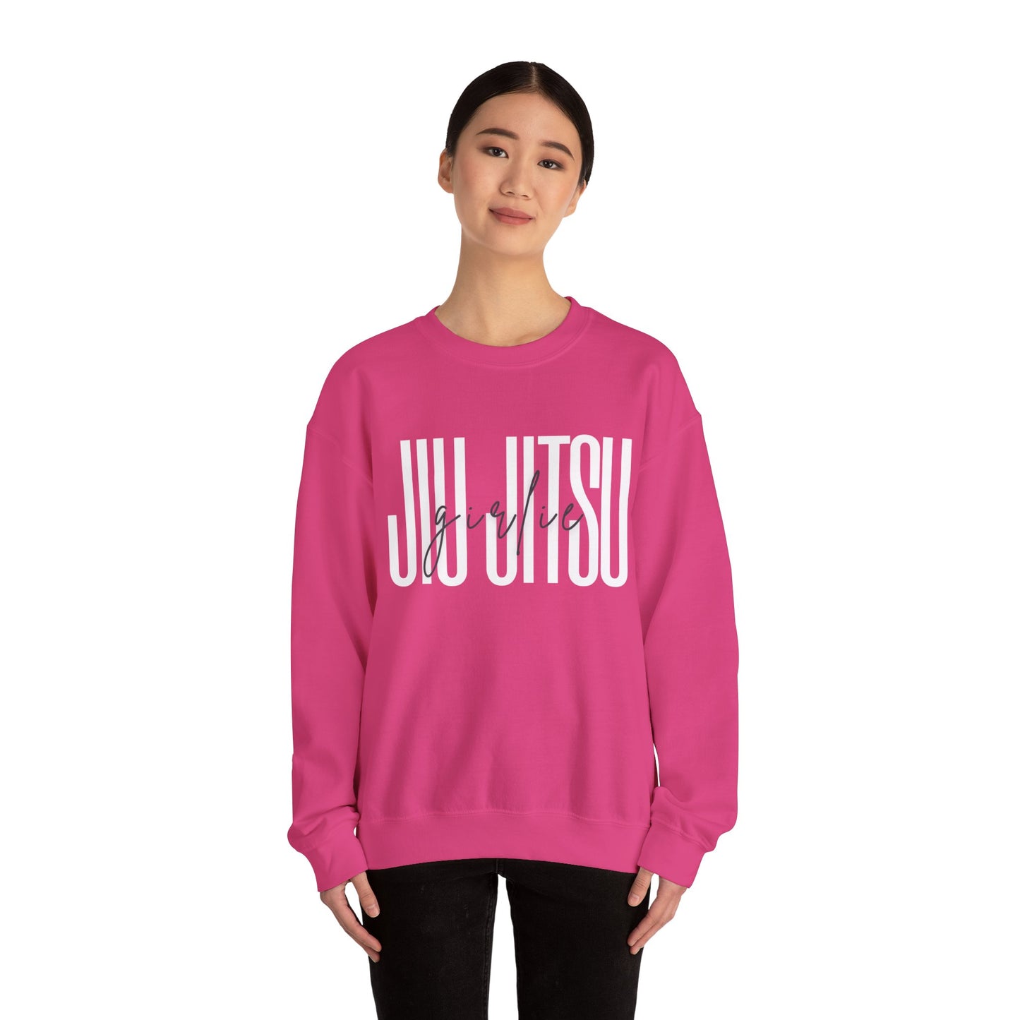 BJJ Women's Sweater Jiu Jitsu Girlie Crewneck Sweater