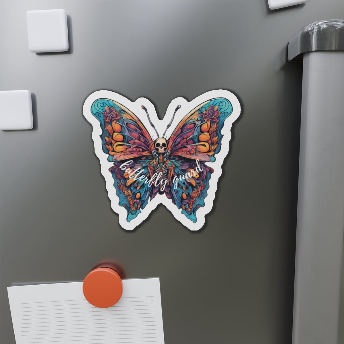 Butterfly Guard Die Cut Magnet