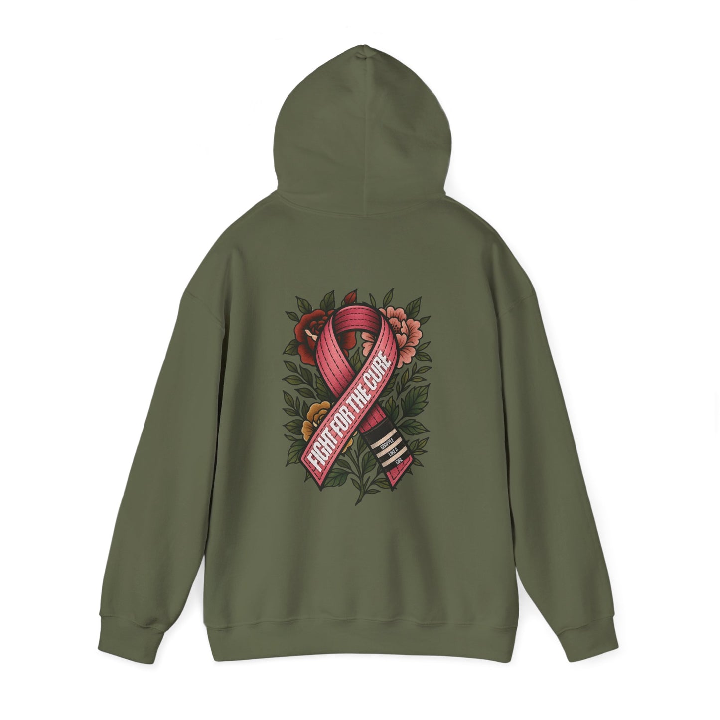 Women's BJJ Hoodie - Fight for the Cure, Breast Cancer Awareness