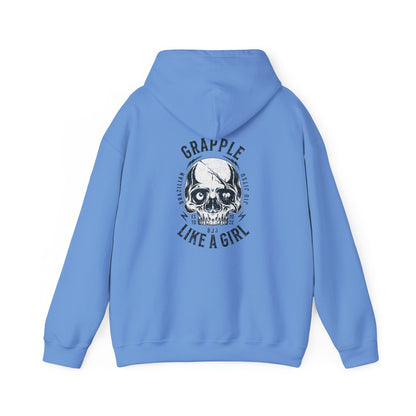 Women's Grapple like a Girl BJJ Hoodie - You had me at leglock