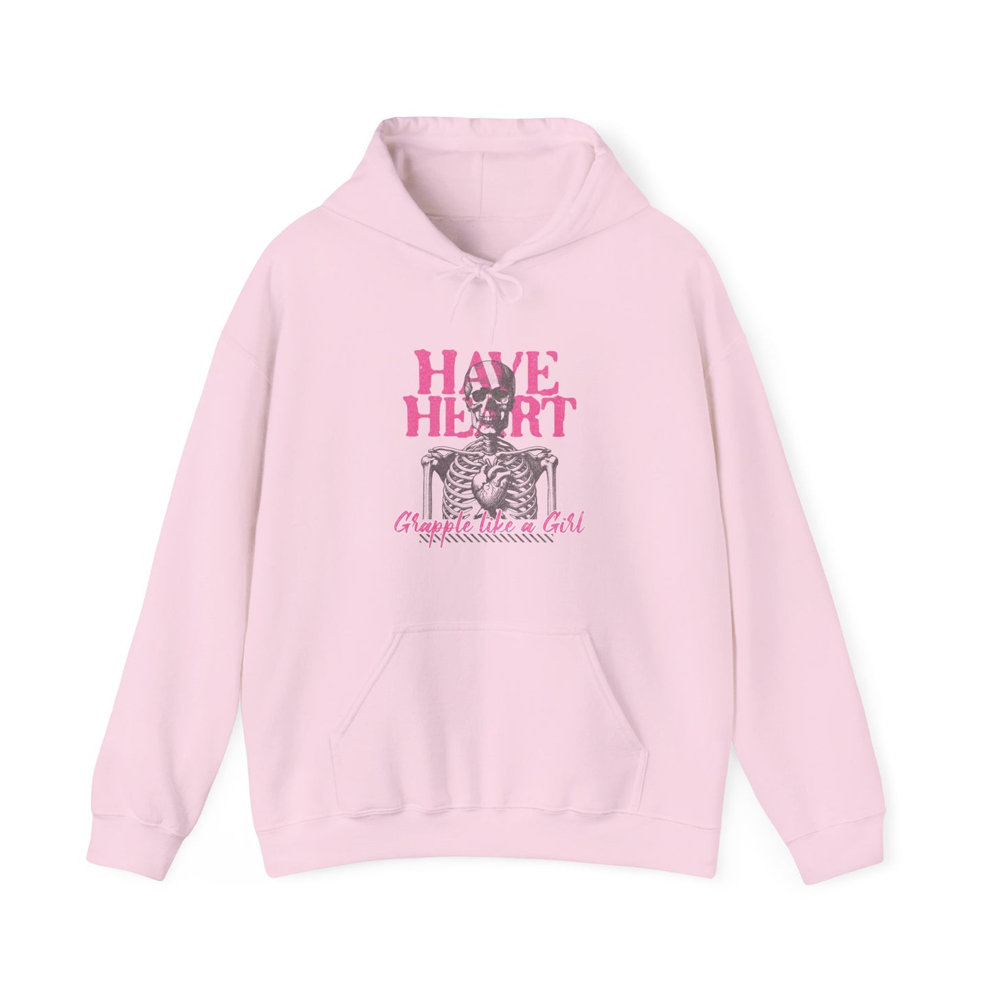 Have Heart Grapple like a Girl Hoodie