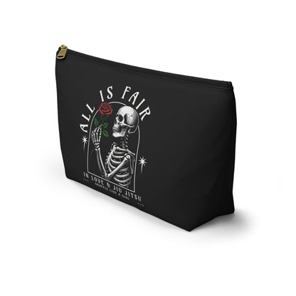 Grapple like a Girl All is Fair in Love & Jiu Jitsu Accessory Pouch w T-bottom