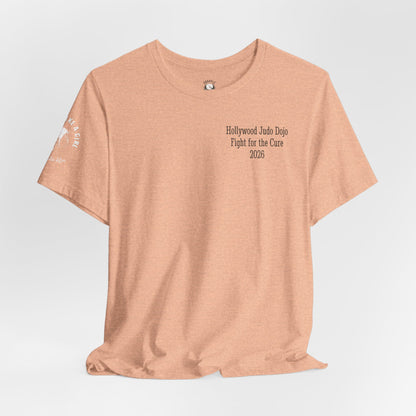 Grapple like a Girl Custom Unisex Slim Fit Short T-Shirt - Hollywood Judo Dojo Fight for the Cure 2026