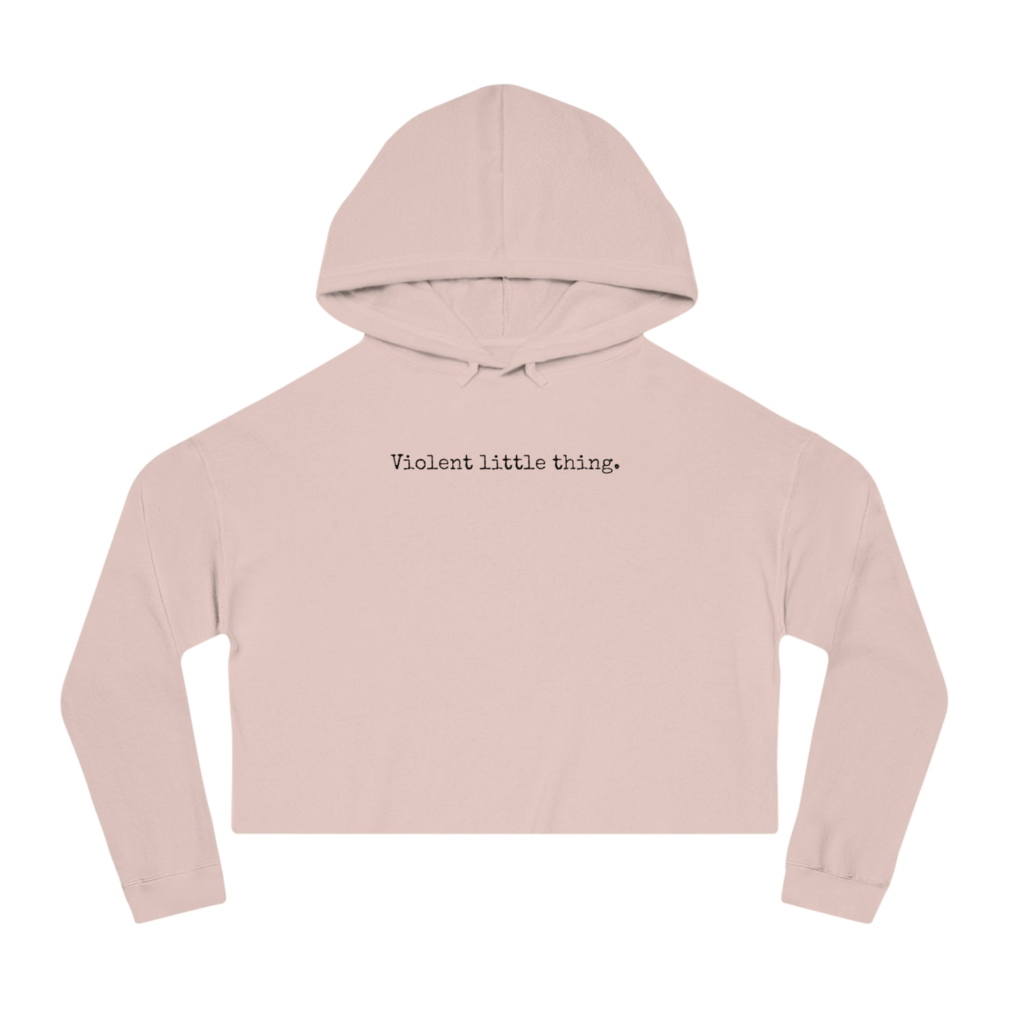 Grapple like a Girl Cropped Hoodie - Violent little thing