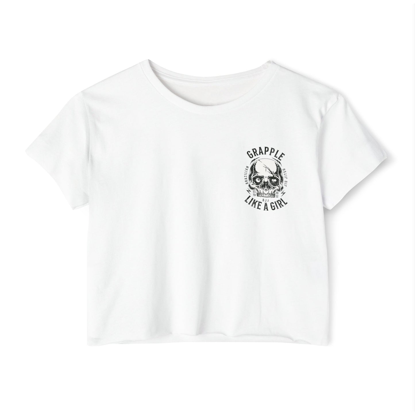 Grapple like a Girl Crop Top - Silly Goose Jiu Jitsu Club
