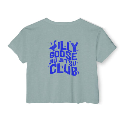 Grapple like a Girl Crop Top - Silly Goose Jiu Jitsu Club