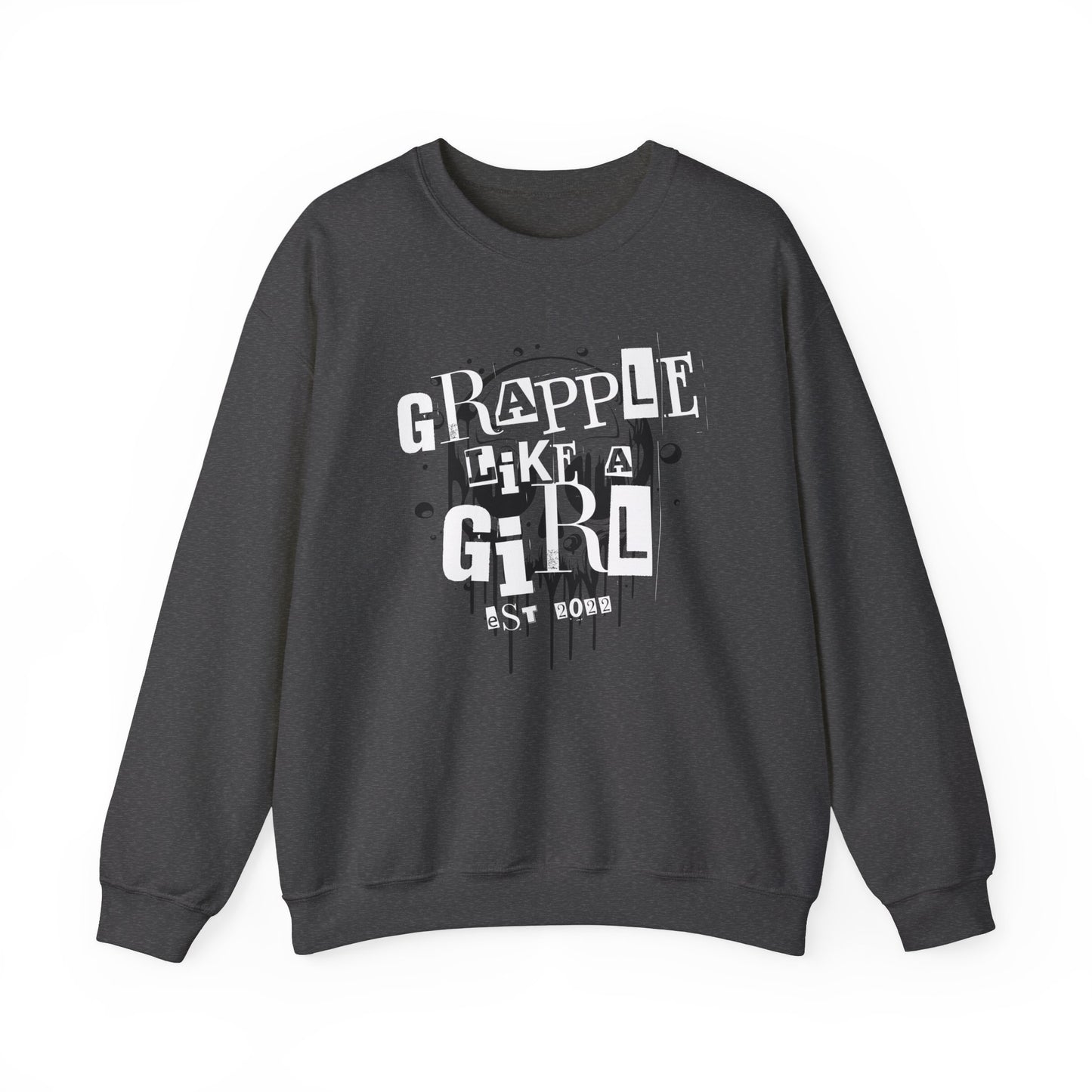 Women's BJJ Grapple Like a Girl Crewneck Sweater