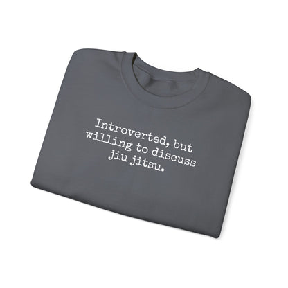 Grapple like a Girl BJJ Women's Crewneck Sweater - Introverted
