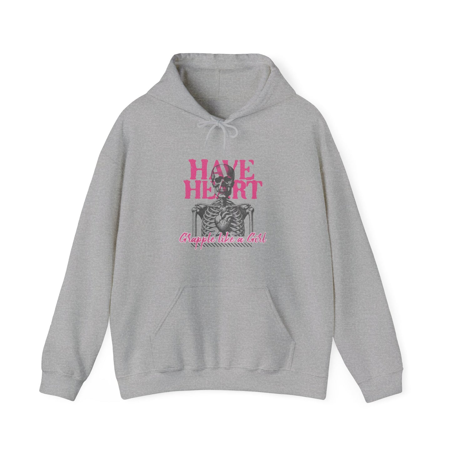 Have Heart Grapple like a Girl Hoodie