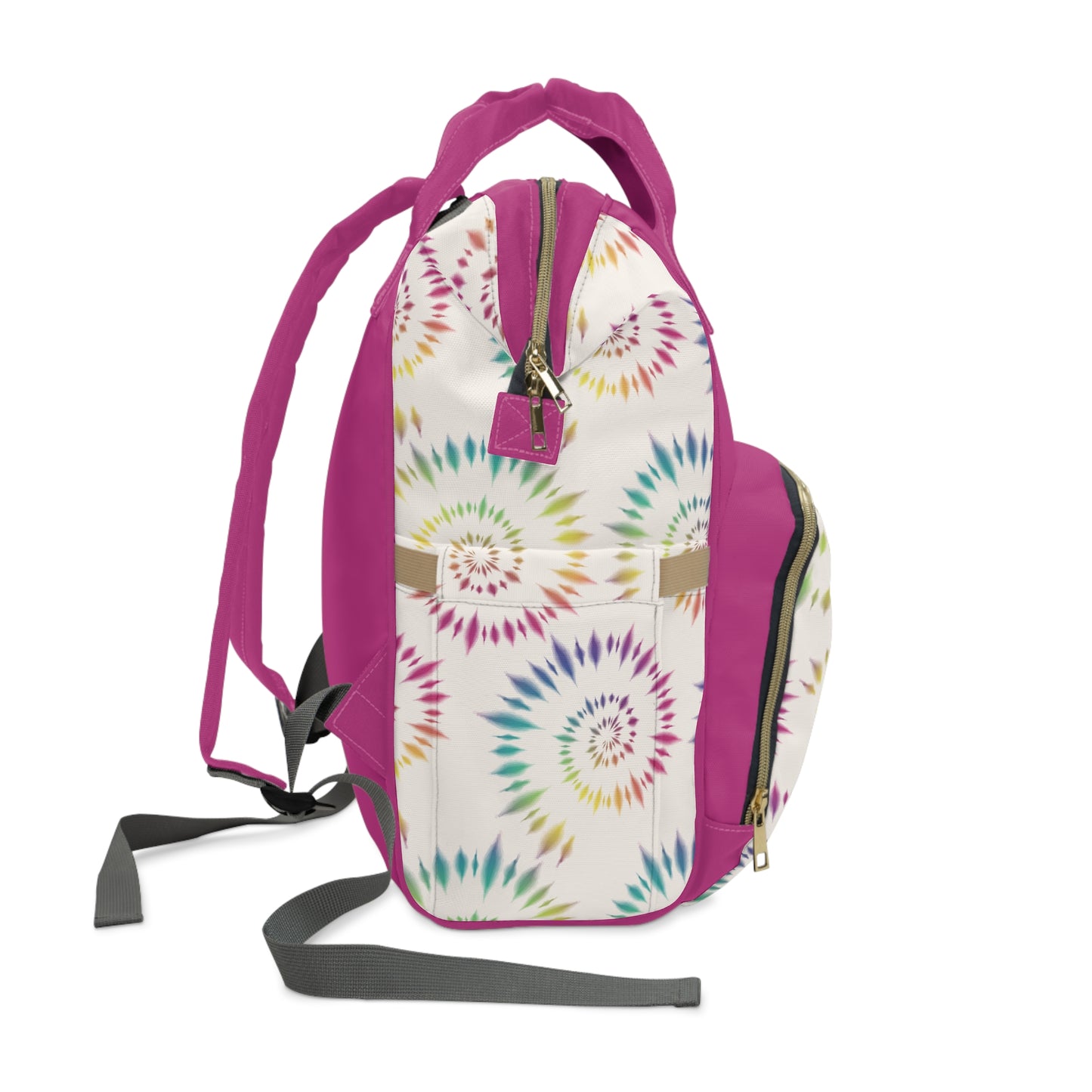 Women's Grapple like a Girl Jiu Jitsu Gear Backpack - Tie Dye Design