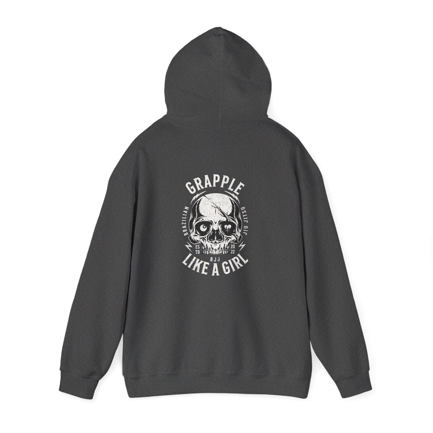 Grapple like a Girl BJJ Hoodie - Violent Little Thing/Skull Logo