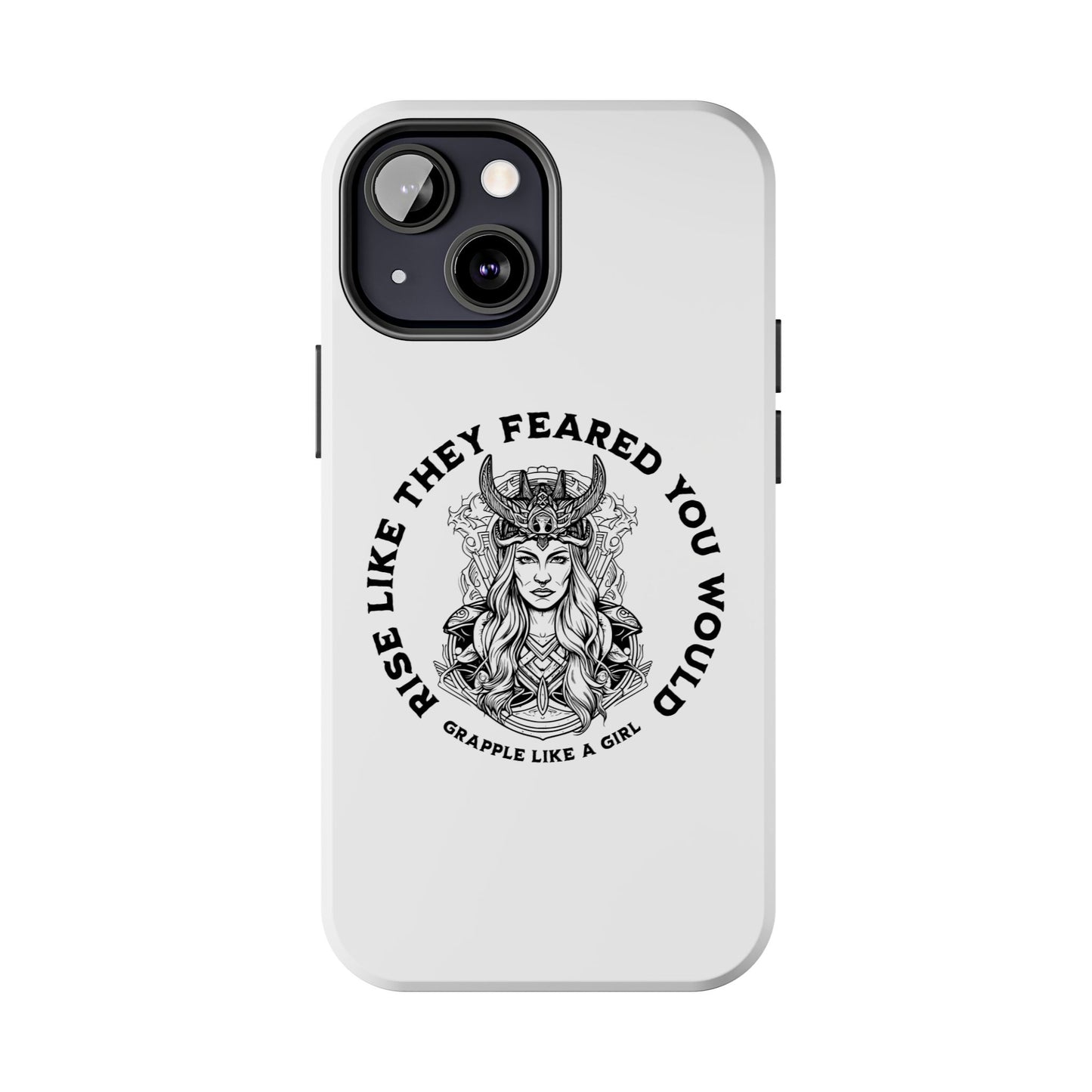 Women's BJJ Rise like they Feared You Would Jiu Jitsu Tough iPhone Cases