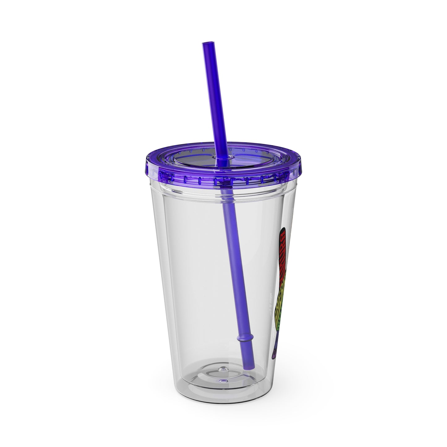 Submission Peace Sign BJJ Jiu Jitsu Acrylic Tumbler w/ Straw