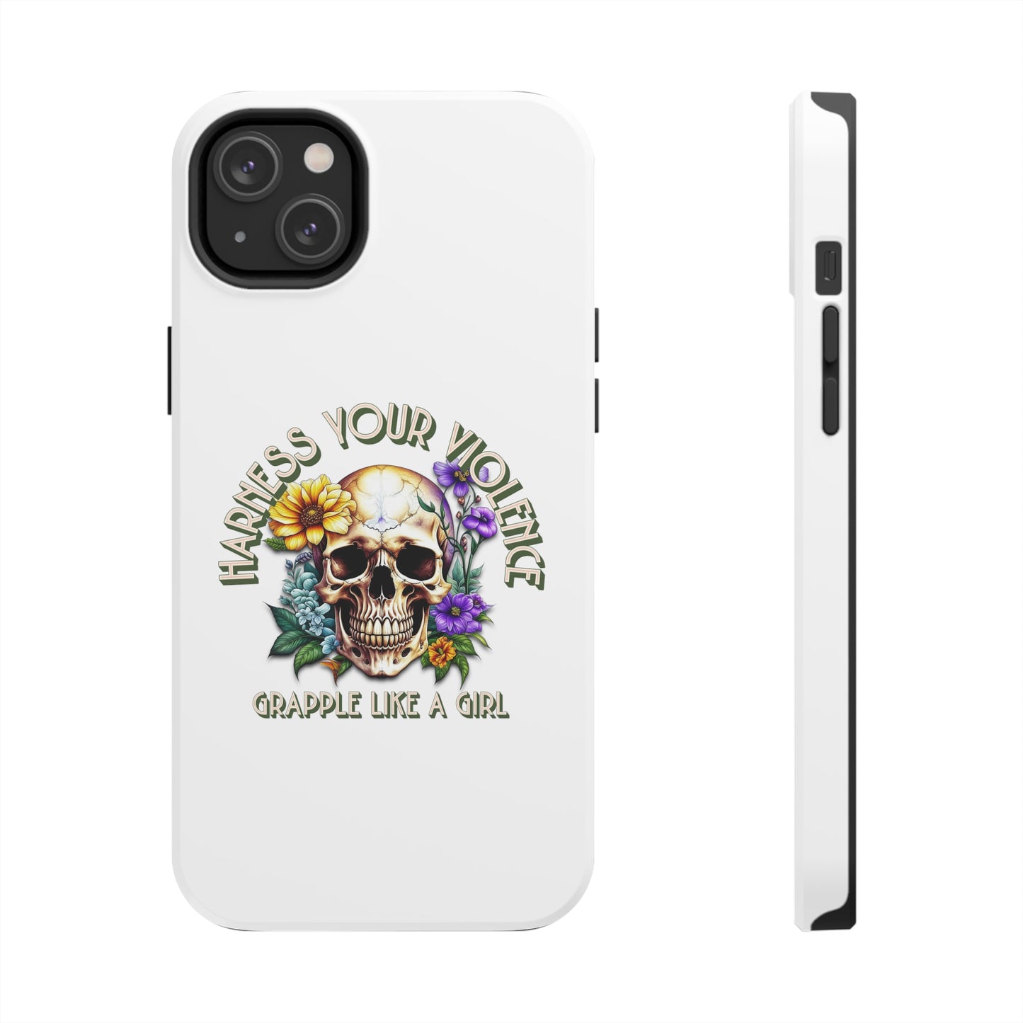 Women's BJJ Harness Your Violence Jiu Jitsu Tough iPhone Cases