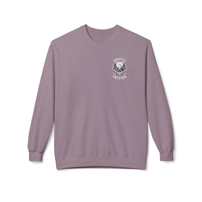 Grapple like a Girl Crewneck Sweatshirt - Heavy AF