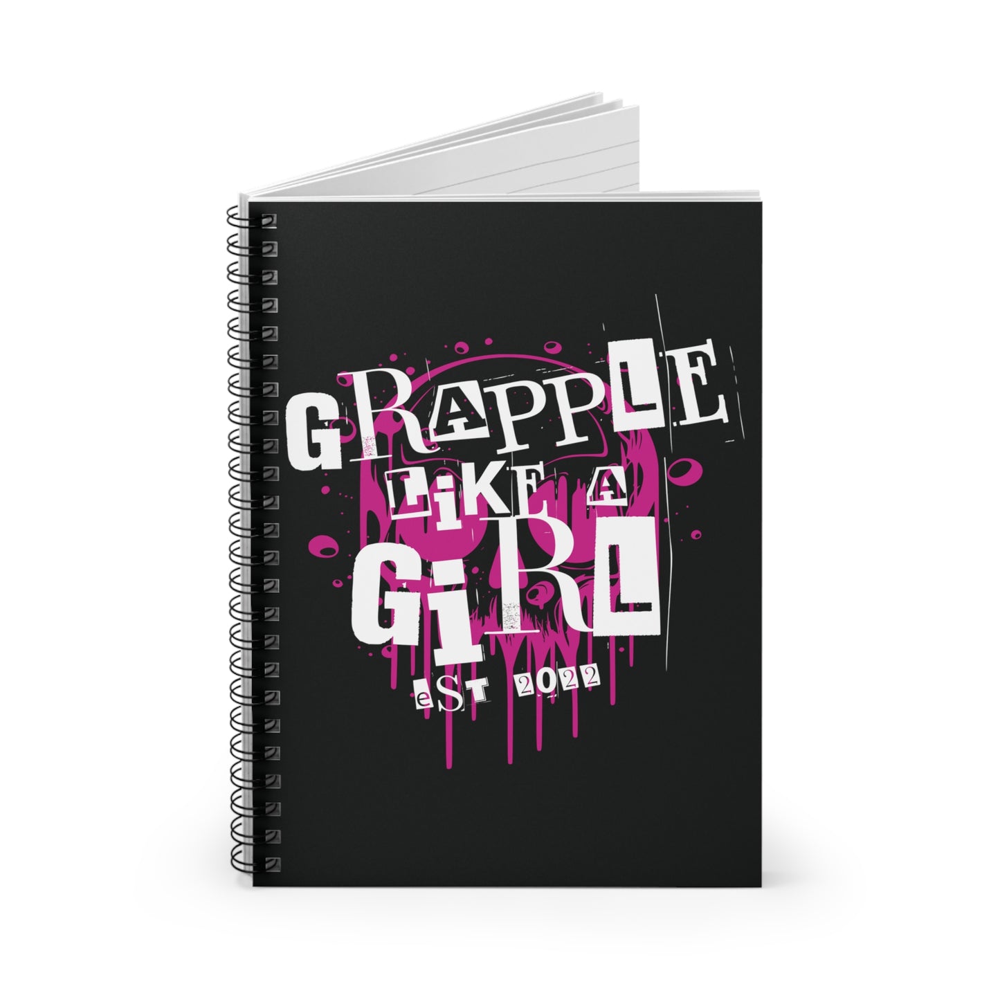 Grapple like a Girl Spiral Notebook - Ruled Line