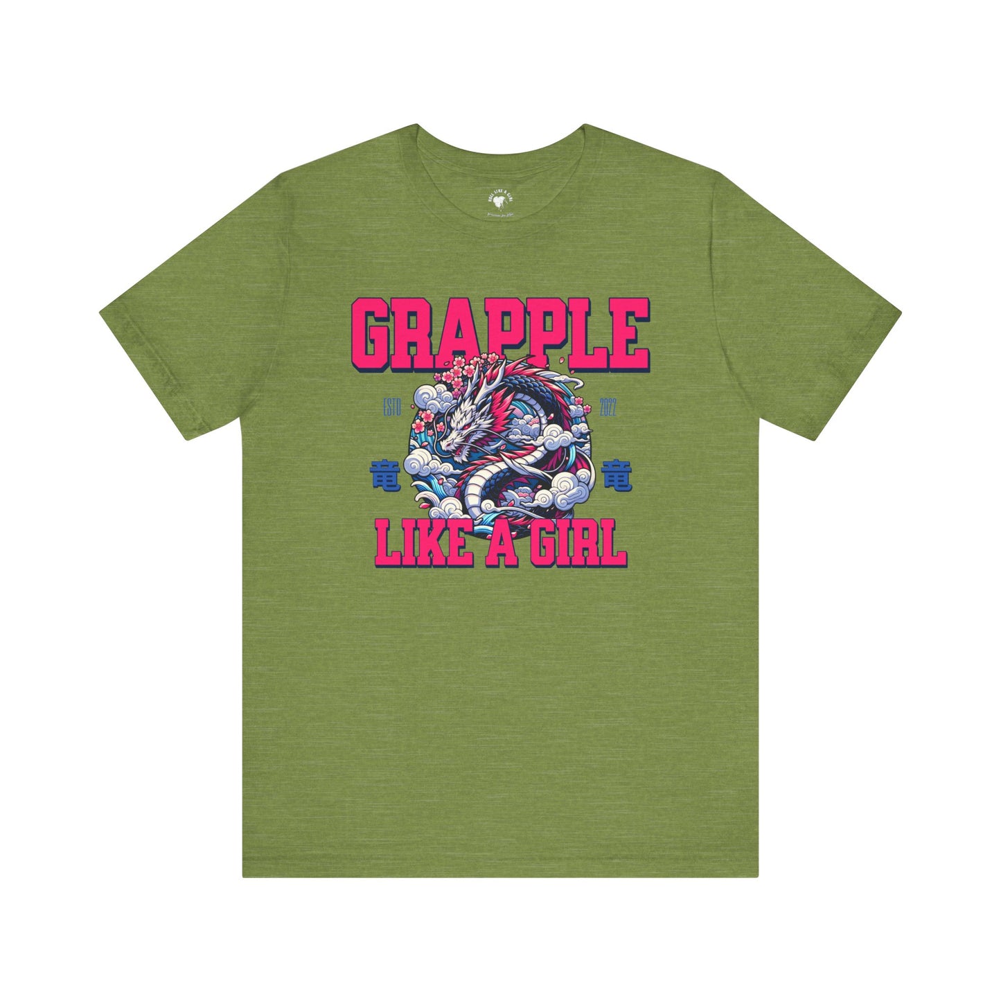 Women's Grapple like a Girl Tokyo Dragon Jiu Jitsu T-shirt