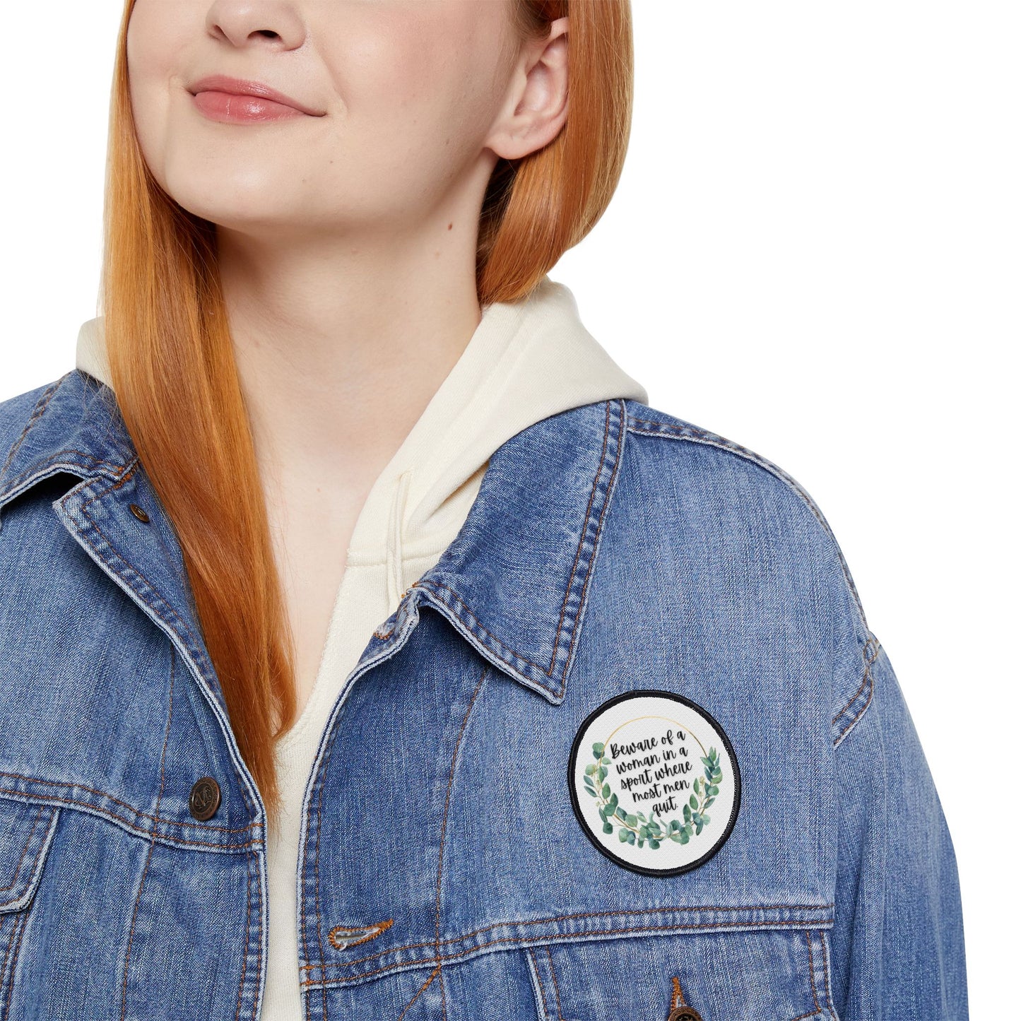 Empowering Iron-On Patches for Strong Women - Perfect for Jackets & Bags