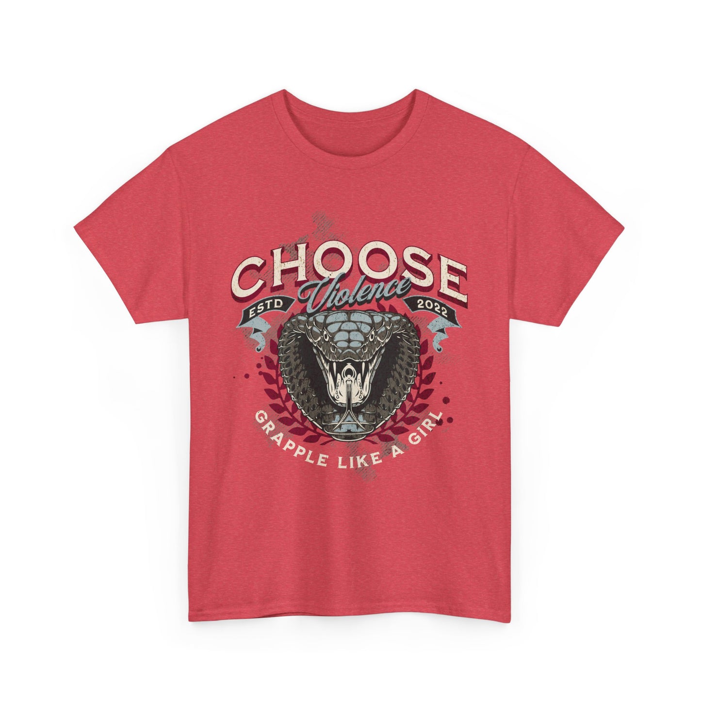 Women's Jiu Jitsu T-Shirt - Choose Violence Cobra