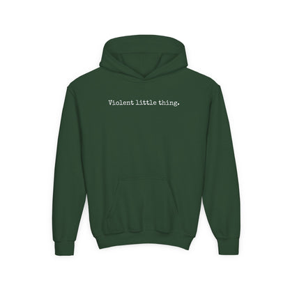 Youth Grapple like a Girl BJJ Skull Jiu Jitsu Hoodie - Violent little thing.