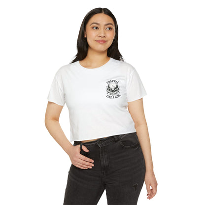 Grapple like a Girl Crop Top - Silly Goose Jiu Jitsu Club