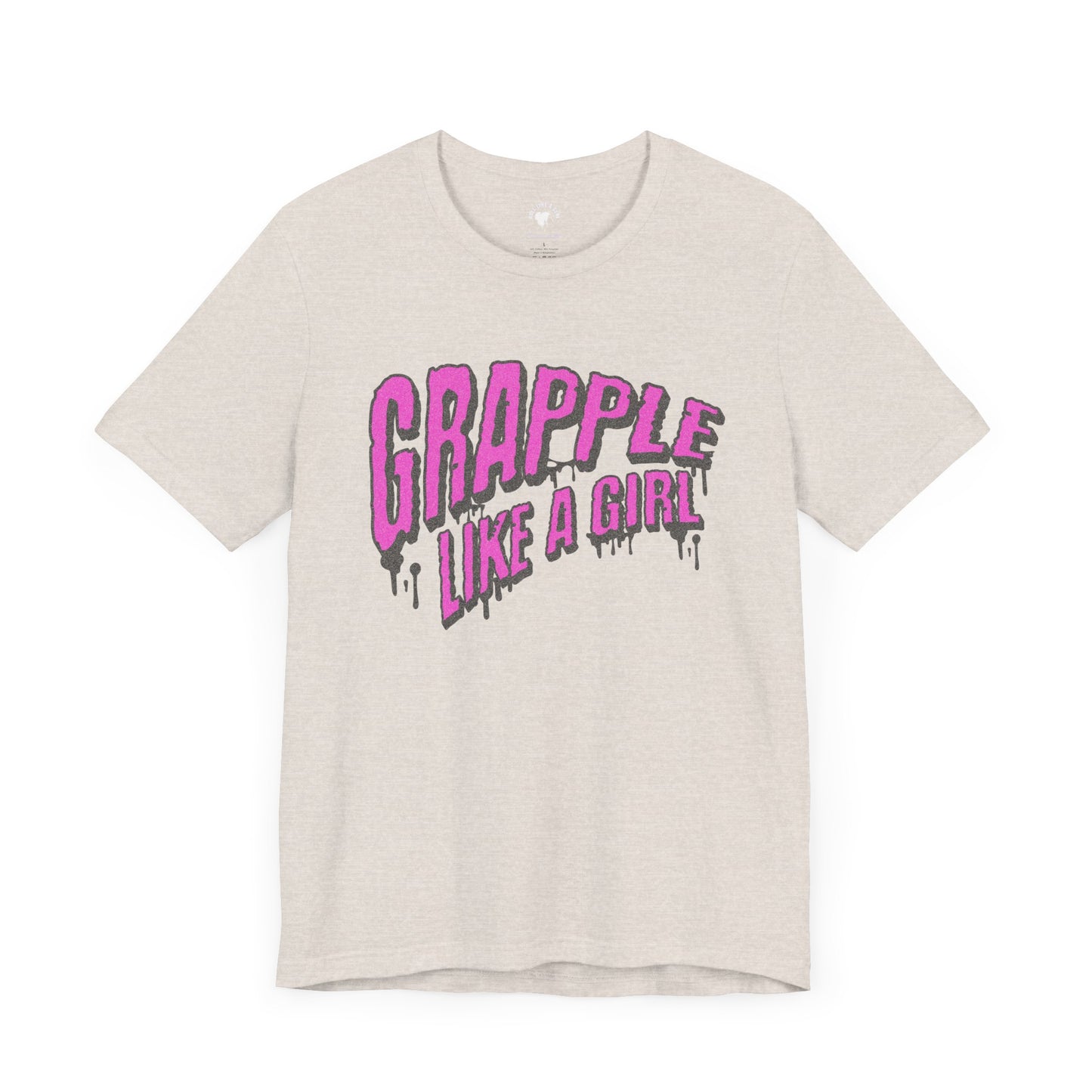 Women's Grapple like a Girl Slime Jiu Jitsu T-shirt