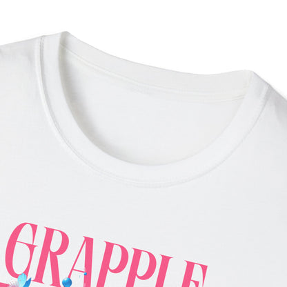 Women's Jiu Jitsu Grapple like a Girl BJJ Unisex Softstyle T-Shirt - Blossoms
