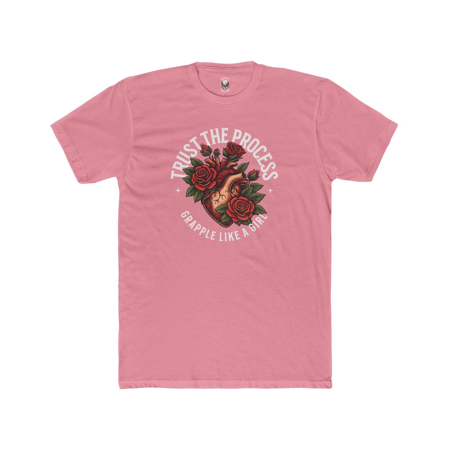 Grapple like a Girl Unisex Cotton T-shirt - Trust the Process