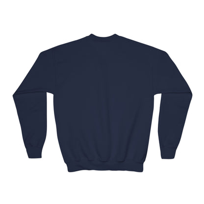 Grapple Like A Girl Youth Crewneck Sweatshirt - Skull