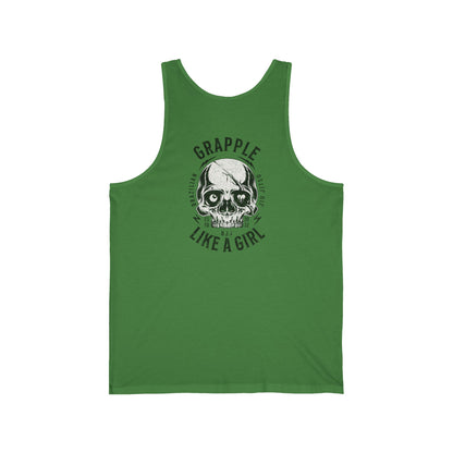 Grapple like a Girl Unisex Fit Jersey Tank - Just Stand Up.
