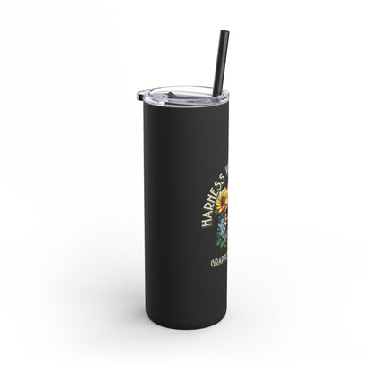 Harness Your Violence Skinny Matte Tumblers, 20oz
