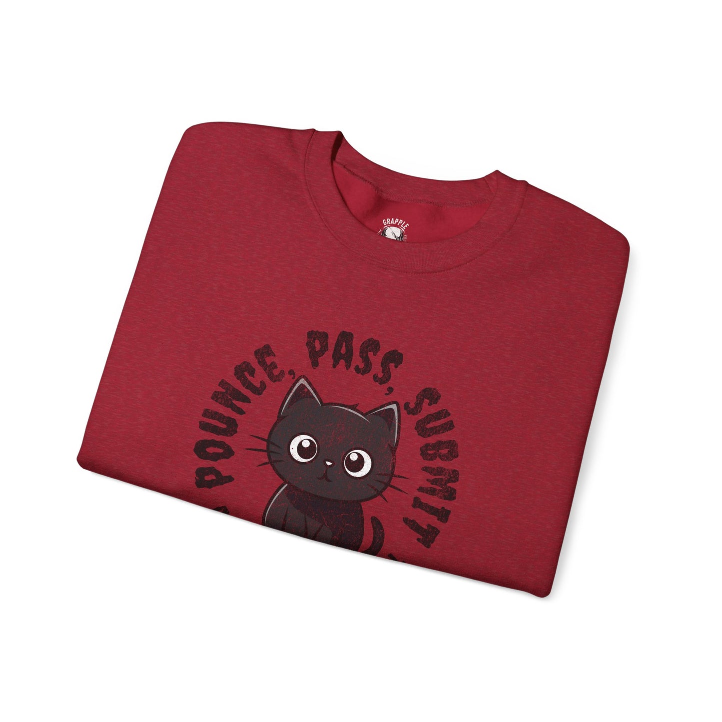 BJJ Women's Sweater Crewneck Sweater - Pounce, Pass, Submit *Limited Edition*