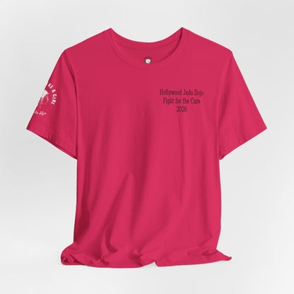 Grapple like a Girl Custom Unisex Slim Fit Short T-Shirt - Hollywood Judo Dojo Fight for the Cure 2026