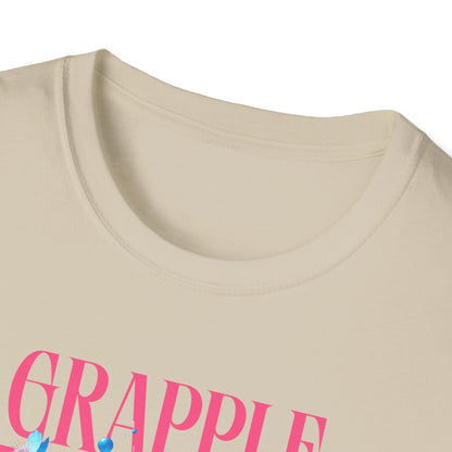 Women's Jiu Jitsu Grapple like a Girl BJJ Unisex Softstyle T-Shirt - Blossoms