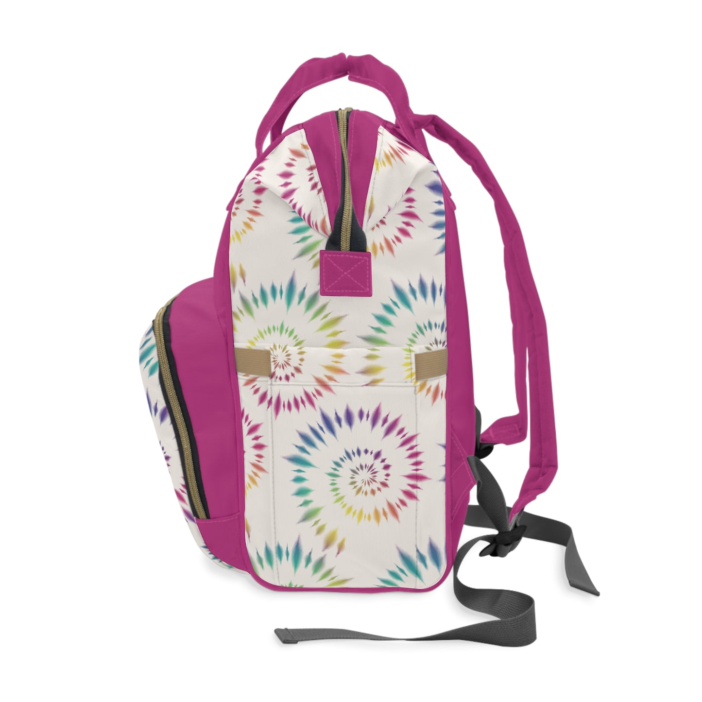 Women's Grapple like a Girl Jiu Jitsu Gear Backpack - Tie Dye Design