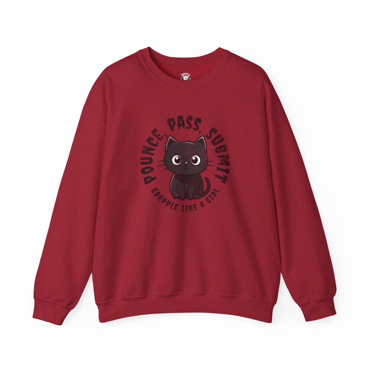 BJJ Women's Sweater Crewneck Sweater - Pounce, Pass, Submit *Limited Edition*