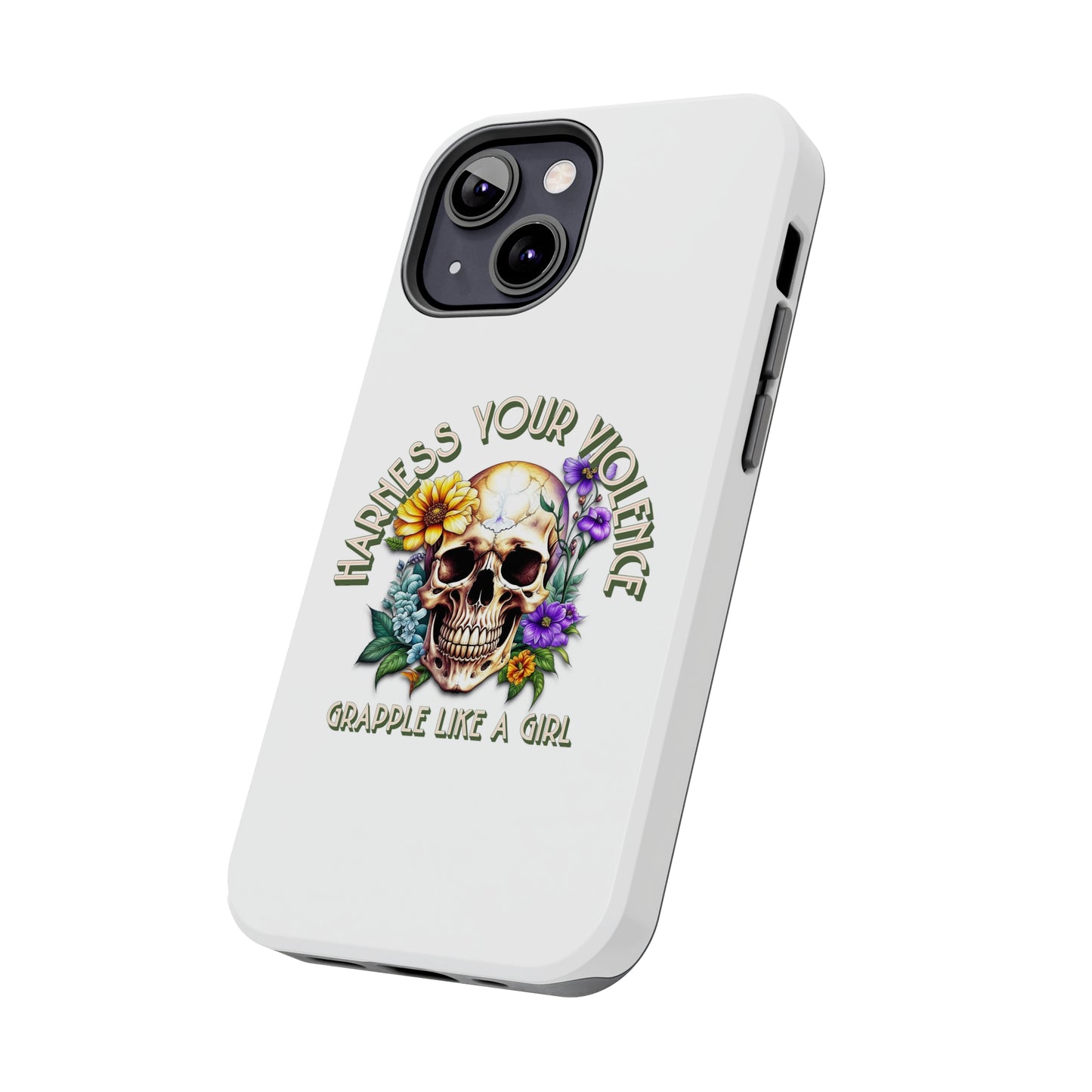 Women's BJJ Harness Your Violence Jiu Jitsu Tough iPhone Cases